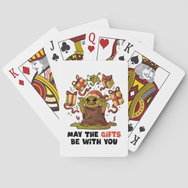 May the Gifts Be With You Playing Cards (Back)