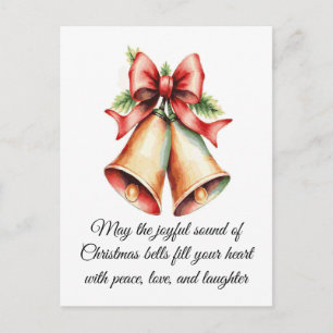 May the Joyful Sound of Christmas Bells Postcard