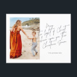 May the Light of Christ shine upon You Holiday Postcard<br><div class="desc">May the Light of Christ shine upon You this Christmas season Religious holiday  Card</div>