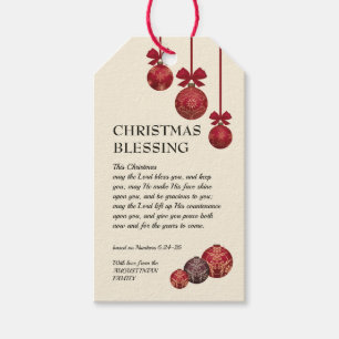 MAY THE LORD BLESS YOU Christmas Gift Tags