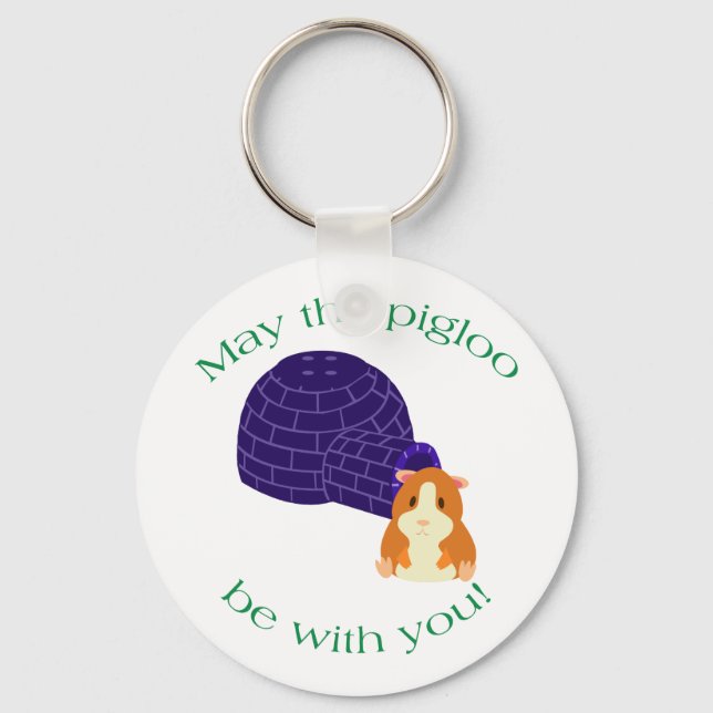 May the Pigloo Muffin Keychain (Front)