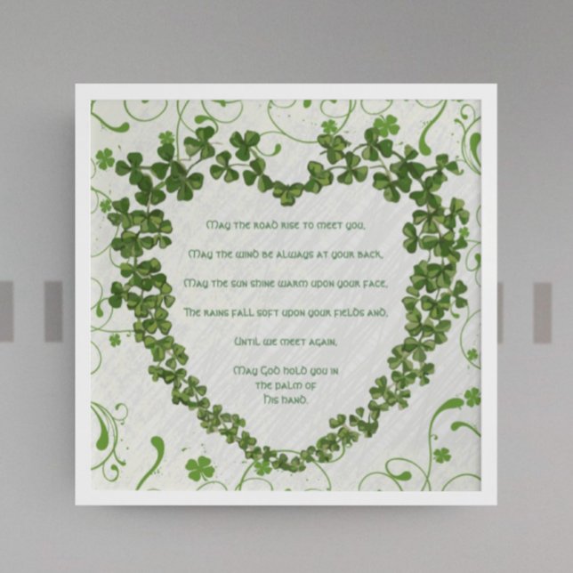 May the road rise to meet you Irish Blessing Poster (Creator Uploaded)