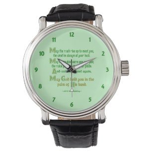 May the Road Rise to Meet You Irish Blessing Watch