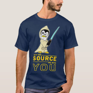 May The Source Be With You Linu Penguin for Linu T-Shirt