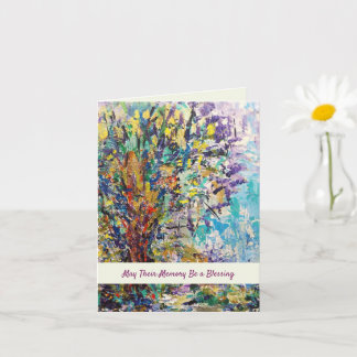May Their Memory Be a Blessing Card