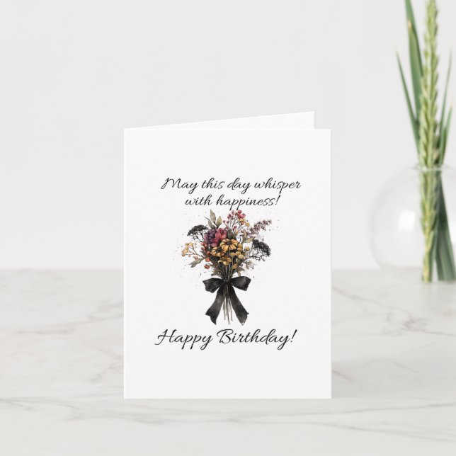 May this day whisper card (Front)