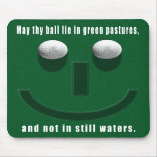 may thy ball lie in green pastures mouse mat/pad pad