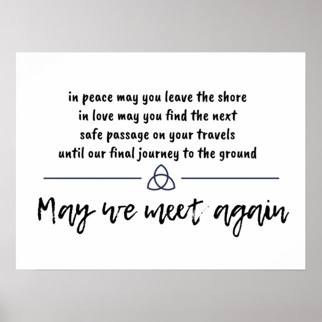 May we meet again poster (Front)