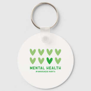 May We Wear Green Mental Health Awareness Month  Key Ring