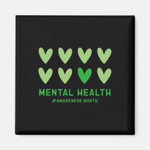 May We Wear Green Mental Health Awareness Month Magnet