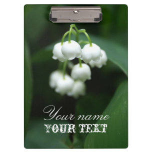 May white lilies clipboard