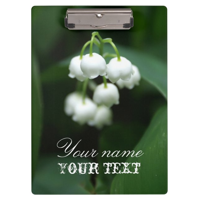 May white lilies clipboard (Front)