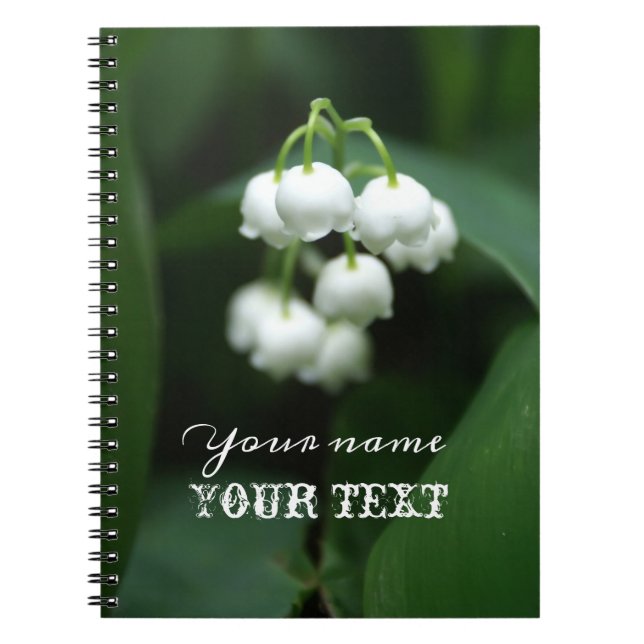 May white lilies notebook (Front)