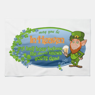 May You Be In Heaven (Ver 2) Tea Towel