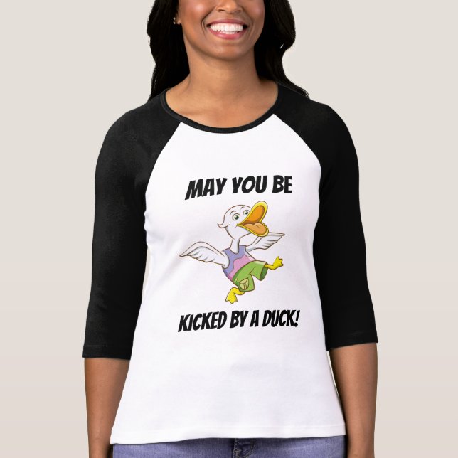 May You be Kicked by Duck! Ukrainian Shirt (Front)