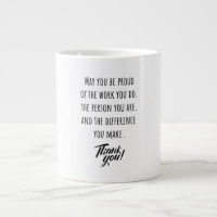 May you be proud of the work you do