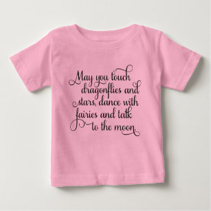 May you dance with fairies Irish Blessing Baby T-Shirt
