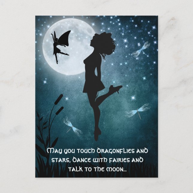 May You Dance with Fairies Irish Dance Hard Shoe Postcard (Front)