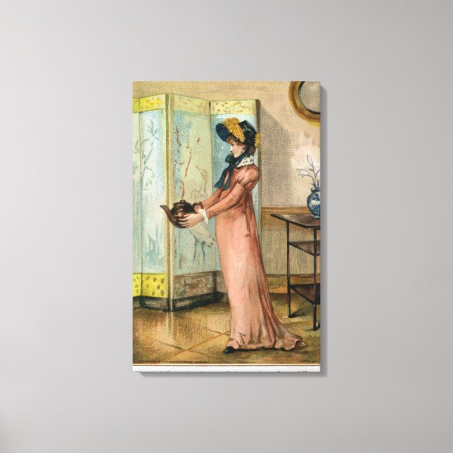 May You Have A Quite Too Happy Time, Victorian Chr Canvas Print (Front)