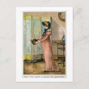 May You Have A Quite Too Happy Time, Victorian Chr Postcard