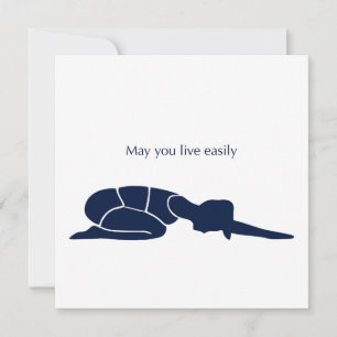May You Live Easily Art Card