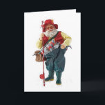 MAY YOUR CATCH BE LARGE/CHRISTMAS HAPPY FISHERMAN HOLIDAY CARD<br><div class="desc">FISHERMAN SANTA SAYS--MAY YOUR CATCH BE "LARGE" AND "YOUR CHRISTMA" BE "HAPPY!</div>