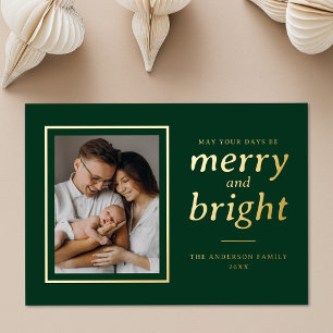 May Your Days Be Merry and Bright Green 2 Photo