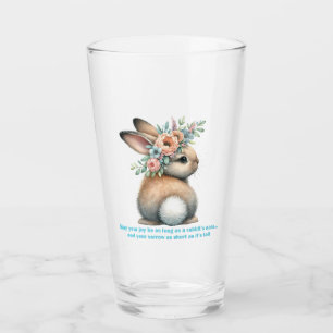 May Your Joy Be As Long As A Rabbit's Ears Cushion Glass