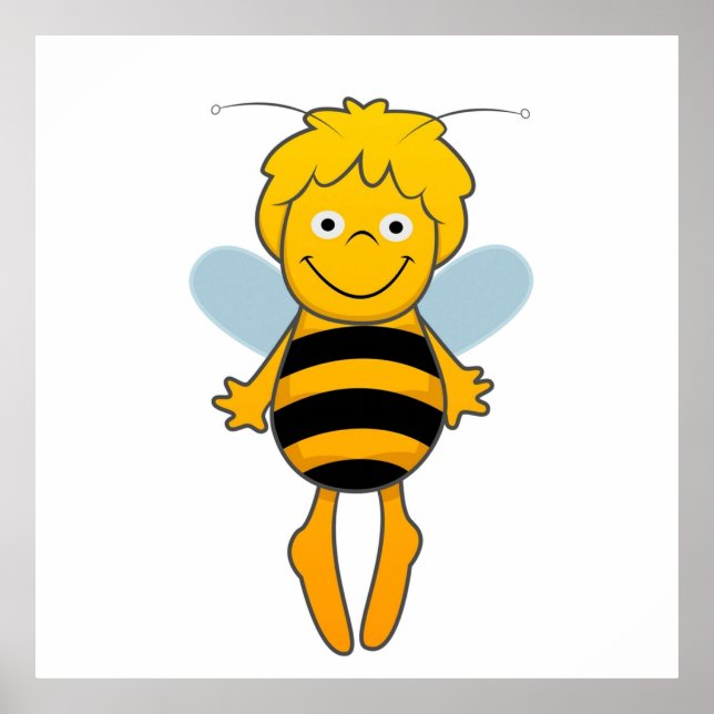 Maya Bee Happy Poster (Front)