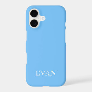 MAYA BLUE Solid Background iPhone X Case