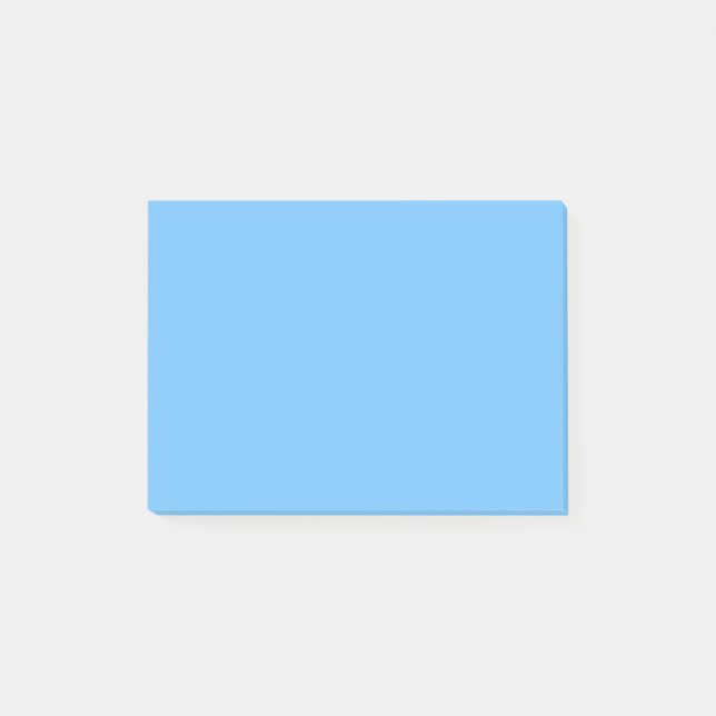 Maya Blue Solid Colour Post-it Notes (Front)