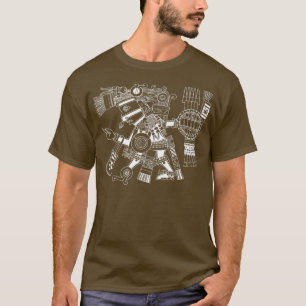 Maya patron deity Tezcatlipoca warrior Aztec India T-Shirt