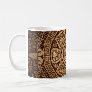 Maya Tribal Pagan: Ornamental Texture Coffee Mug