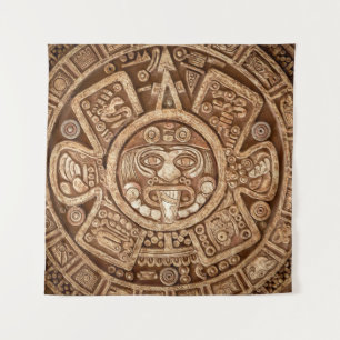 Maya Tribal Pagan: Ornamental Texture Tapestry