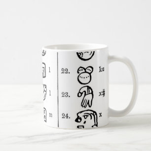 Mayan Alphabet Mug