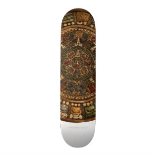 Mayan and Aztec Calendar by Grassrootsdesigns4u! Skateboard