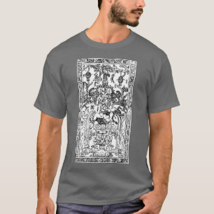 Mayan Astonaut Pakal Palenque World Tree Art T-Shirt