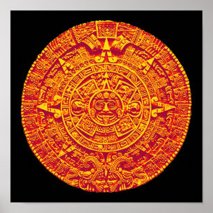 Mayan / Aztec Calendar print