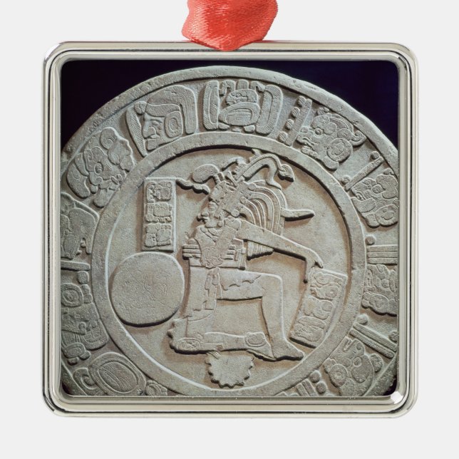 Mayan ball court marker, from Chinkultic Metal Tree Decoration (Front)