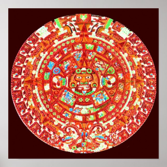 Mayan Calendar 2012 Design Poster Print (Front)