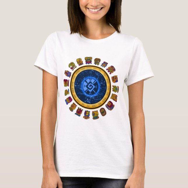 Mayan calendar design T-Shirt (Front)