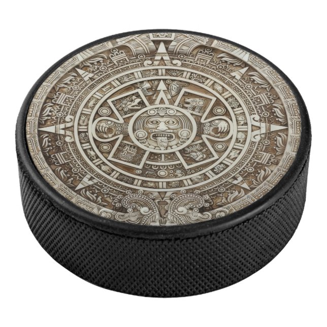 Mayan Calendar Hockey Puck (3/4)