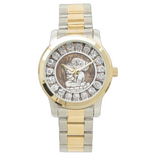 Mayan Calendar Mens Watch