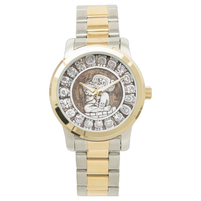 Mayan Calendar Mens Watch (Front)