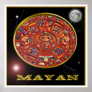 Mayan calendar poster