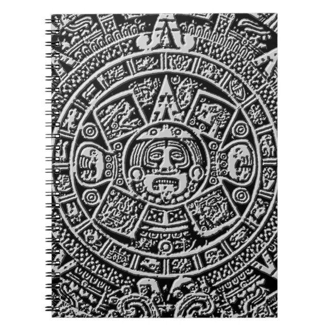 Mayan Calendar Spiral Notebook (Front)