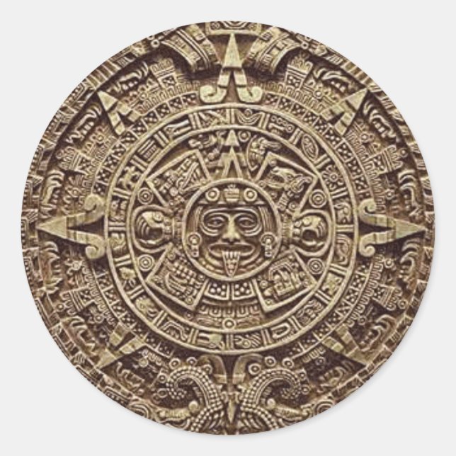 Mayan Calendar Sticker (Front)