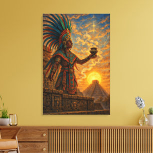 Mayan Canvas Art