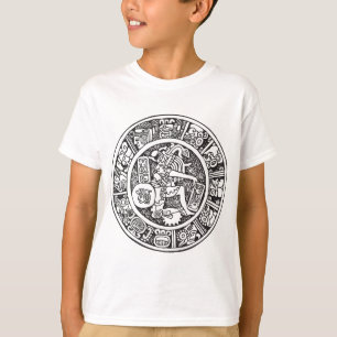 Mayan circle, Mexican hieroglyph(Maya) T-Shirt