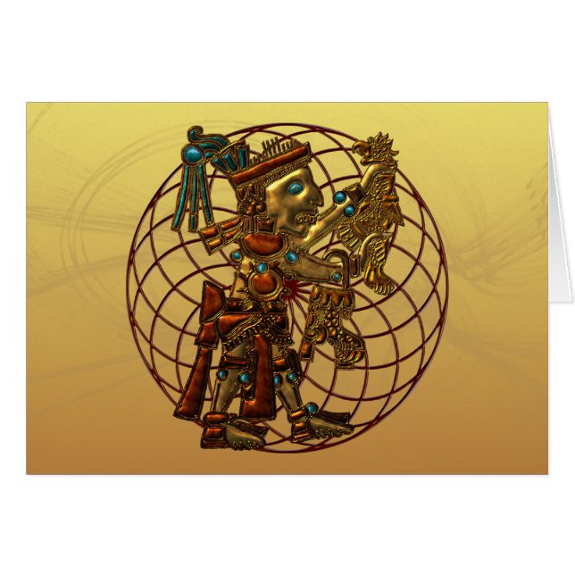 Mayan Deity (Front Horizontal)